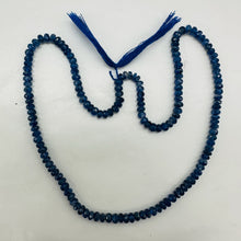 Load image into Gallery viewer, Blue Kyanite AA Gem Quality Briolette Beads 4x3mm 63ct Strand 145 Beads