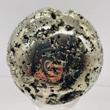 Load image into Gallery viewer, Pyrite Sphere Display Item | 2 1/8" | 306g | Golden | 1 Collector's Sphere |