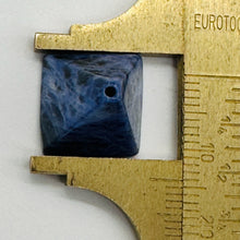Load image into Gallery viewer, 2 Hand Carved Sodalite Pyramid Beads 9289SO