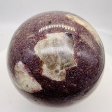 Load image into Gallery viewer, Huge Garnet Crystal 1525g Sphere | 4 1.4" | Red White | 1 Collector's Item |