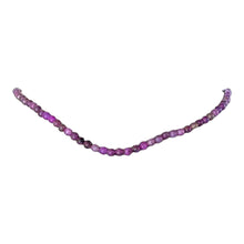 Load image into Gallery viewer, Vivid Natural, Untreated Purple Lepidolite 4mm Round Bead 14 Inch Strand 106734