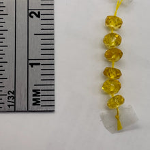 Load image into Gallery viewer, 2 Genuine Unheated Canary Yellow Sapphire 3x2mm Faceted Beads 005734
