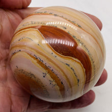 Load image into Gallery viewer, Mookaite Magic Sphere | 75mm (3") | 583g (20.6oz) | Pink White | 1 Specimen |