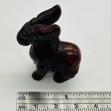 Load image into Gallery viewer, Hand Carved Red Donkey Burro Figurine Statue Collectible Gift | 40x35x15mm | Red