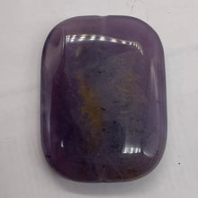 Load image into Gallery viewer, Purple Sage Plume Agate Rectangle Pendant Bead | 39x30x8mm | Purple | 1 Bead |