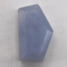 Load image into Gallery viewer, Chalcedony Druzy 42ct Designer Cut Pendant Bead| 31x18x9mm| Blue| 1 Pendant Bead