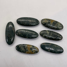Load image into Gallery viewer, Ocean Jasper Speckled Green Gray Pendant Beads | 45x18x8mm | Green Grey | 4 |