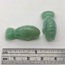 Load image into Gallery viewer, Grace! Aventurine Carved Manatee Figurine | 27x11x12mm | Green