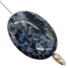Load image into Gallery viewer, Jasper, Stormy Purple Sky, Flat Oval Beads | 30x22x8mm | Purple Sky | 2 Beads |