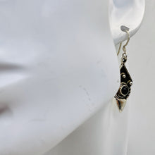 Load image into Gallery viewer, Stellar! Black Onyx Sterling Silver Drop/Dangle Earrings | 1 1/2" Long |