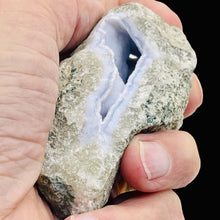 Load image into Gallery viewer, Chalcedony 222g Natural | 3 3/4x1 3/4x 1 1/2" | White Gray | 1 Specimen