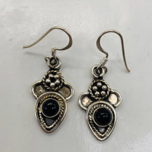 Load image into Gallery viewer, Stellar! Black Onyx Sterling Silver Drop/Dangle Earrings | 1 1/4" Long |