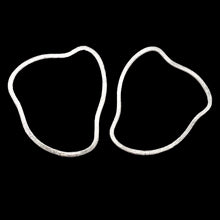 Load image into Gallery viewer, Designer 2 Brushed Silver Loop Component Pieces 10281