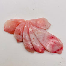 Load image into Gallery viewer, 84cts Hand Carved Pink Peruvian Opal Flower Bead | 130x48x6mm |