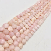 Load image into Gallery viewer, Pink Natural, Untreated Peruvian Opal Faceted Coin 10x7x3mm Half Strand