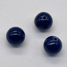 Load image into Gallery viewer, Rare Three Natural Lapis 8mm Round Beads 10265A