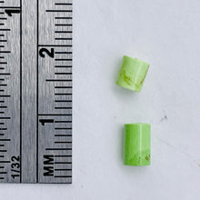 Load image into Gallery viewer, Gaspeite High Grade Tube Bead 16" Strand | 4x6mm | Green Brown | 1 Strand |