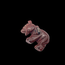 Load image into Gallery viewer, Wild Hand Carved Brecciated Jasper Elephant Figurine | 20x15x7mm | Dark Red