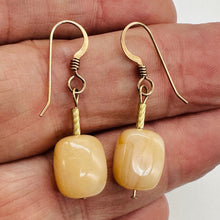 Load image into Gallery viewer, Peruvian Opal Dangling 14k Gold Filled Semi Precious Stone Earrings|1 1/2" Long|