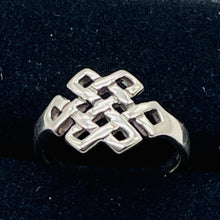 Load image into Gallery viewer, Sterling Silver Celtic Knot Ring | Size 6.75 | Silver | 1 Ring |