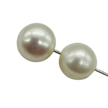 Load image into Gallery viewer, Heavenly Two Creamy Chinese Freshwater Pearl Beads | 9.5mm | 2 Pearls |