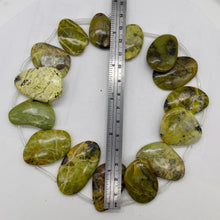 Load image into Gallery viewer, Natural Chartruese Turquoise Drop Bead Strand 103158F