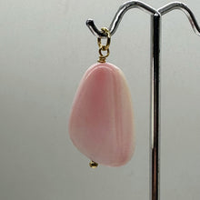 Load image into Gallery viewer, Conch Shell Pear Shaped 14K Yellow Gold Filled Pendant| 1 3/8" Long| Pink White|