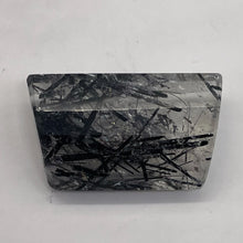 Load image into Gallery viewer, Tourmalinated Quartz Trapezoid Bead - Double Drilled | 23x15x8mm| Clear, Black|