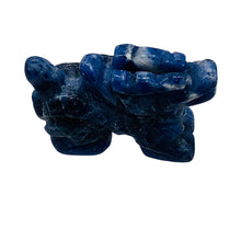 Load image into Gallery viewer, Wild Sodalite Hand Carved Winged Dragon Figurine | 21x14x9mm | Blue white