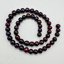 Load image into Gallery viewer, Fresh Water Pearls 16" Strand Near Round Pearls | 8x7mm|Golden Purple| 1 Strand|