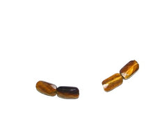 Load image into Gallery viewer, 4 Beads of Sophisticated Perfectly Faceted 17x9mm Tigereye Beads 8684