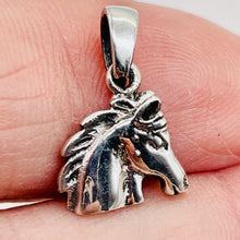 Load image into Gallery viewer, Pony Horse Sterling Silver Charm | 1/2" Long | Silver | 1 Pendant |