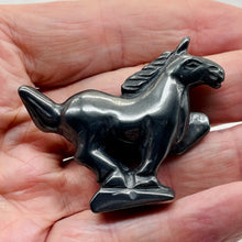 Load image into Gallery viewer, Hand-Carved Galloping Horse | 1 5/8" Tall | Black | 1 Pony |