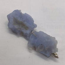 Load image into Gallery viewer, Blue Chalcedony 17g Druzy Nugget Beads| 32x20x11 to 30x24x15mm | Blue | 2 Beads|