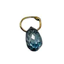 Load image into Gallery viewer, 0.25cts Blue Diamond Brio 18K Gold Pendant Bead 5868AB