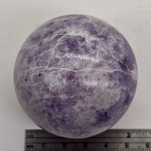 Load image into Gallery viewer, Lepidolite 209g Round Collector's Sphere | 2" | Purple White | 1 Sphere |