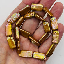 Load image into Gallery viewer, Gold Bullion Fantasy Coin Pearl Strand 104461