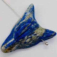 Load image into Gallery viewer, Sodalite Carving Wolf Head Pendant Bead | 40x30x10mm | Blue White | 1 Bead |