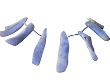 Load image into Gallery viewer, 604cts Natural Blue Chalcedony Bead Strand 110510E