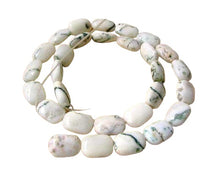 Load image into Gallery viewer, 5 Tree Agate Rounded Rectangle Beads 7317