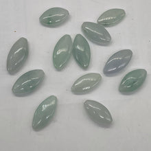 Load image into Gallery viewer, Burmese Jade Oval Marquise Cut Beads| 19x11x7 to 23x12x7mm| Pale Green| 4 Beads|