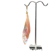 Load image into Gallery viewer, Designer Pink Mussel Shell 14K Gold Filled Pendant | 2 3/4" Long |