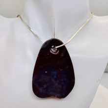Load image into Gallery viewer, Hand Carved Fancy Mauve Pink Jasper Pendant Bead | 61x43x7mm | 1 Bead |