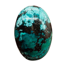 Load image into Gallery viewer, Turquoise Natural Focal 29g Nugget Bead | 42x29x16mm | Blue, Black | 1 Bead |