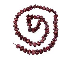 Load image into Gallery viewer, Warm Copper 8x7x5 to 9x6x6mm Keishi Pearl Strand 108087