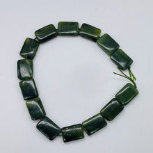Load image into Gallery viewer, Glory Nephrite Jade Rectangle Bead Strand 109375