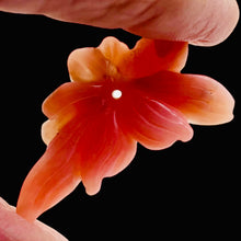 Load image into Gallery viewer, 15cts Stunning Hand Carved Pink Peruvian Opal Flower Bead | 38x25x5mm |