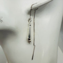 Load image into Gallery viewer, Sparkling Sterling Silver Earrings Ear Threaders 310560