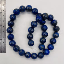 Load image into Gallery viewer, Stunning Natural Lapis 12mm Round Bead Strand 110417