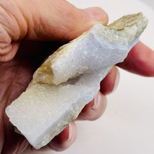 Load image into Gallery viewer, Chalcedony 176g Natural | 4x2x1" | White Blue Gray | 1 Specimen |